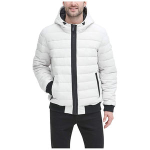 Latest Quality Men's Water-Resistant Reversible Eco-Friendly Breathable Quilted Puffer <b>Jacket</b> <b>Winter</b> Warm Puffy Front Logo - Product Image 4