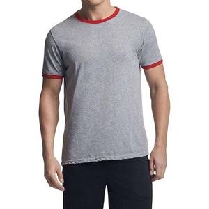 เสื้อยืดคอกลมโอเวอร์ไซส์ทรงบ็อกซี่ผ้าคอตตอนหนาคุณภาพสูงสำหรับผู้ชาย ขายส่ง - Product Image 1