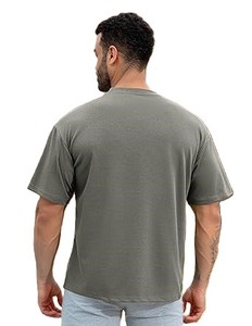 เสื้อยืดคอกลมโอเวอร์ไซส์ผู้ชาย ดีไซน์ใหม่ คุณภาพสูง แห้งเร็ว - Product Image 3