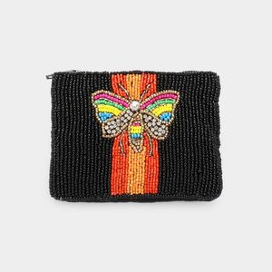Fashion Beaded Coin <b>Purse</b> Elegant Handmade Mini Wallet for Women At <b>Cheap</b> Price - Product Image 6
