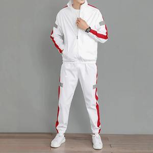Nuevo Conjunto Deportivo de Primavera/Otoño para Hombre, Estilo Japonés, Sudadera con Capucha y Cierre de Botones, con Tiras Reflectantes, para Estudiantes - Product Image 4