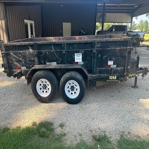 Fast Delivery Big Tex New <b>5</b> X 10 Low Profile Dump Trailer with Barn Doors Steel and <b>Iron</b> Semi Box Truck Trailer Flatbed - Product Image 1