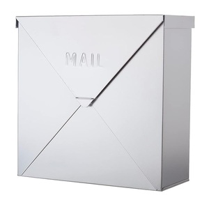 Boîte à lettres extérieure en tôle galvanisée personnalisée en gros, gaufrée, pour courrier et lettres - Product Image 1