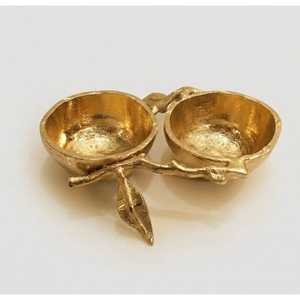 Bandeja de Encaje Dorado Real con 4 Tarros Metálicos para Frutos Secos, Tapa con Perilla de Cristal, Organizador de Lujo para Dulces de Boda, Set de Regalo para Mostrador - Product Image 2