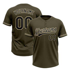 Men Custom Made Breathable 100% Polyester Baseball Uniform Jersey Short Sleeve <b>Light</b> Weight Training Loose Solid Pattern - Product Image 1