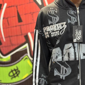 Survêtement Homme Léger et Respirant Coupe Slim Tendance Streetwear Imprimé Sérigraphie Nouvelle Collection Évasé Vente Chaude - Product Image 2