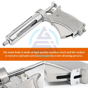 Jeringa Continua Semiautomática Ajustable de 50 ml, Inyección Continua de Vacunas, Equipo Veterinario para Caballos, Ovejas, Ganado Vacuno y Cerdos - Product Image 5