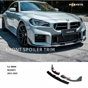 PANAVIS Spoiler de pare-chocs avant en fibre de carbone 3 pièces pour BMW M2 G87 2023-2025 - Product Image 1