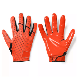 Custom Receiver Football Gloves Lightweight Flexible Construction with Superior Ball Control and Secure Comfort - Product Image 6