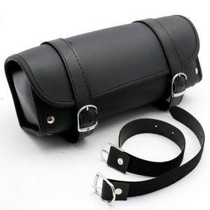 Waterproof Genuine Leather Motorbike Saddle Bag English Style Waterproof Tool Pouch Outdoor Travel Side Pack - Product Image 3