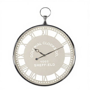 <b>Wall</b> <b>Clock</b> and Stainless Steel Metal Perfect for Living Bed Room Home Hotels Banquet With Roman Numerical - Product Image 1