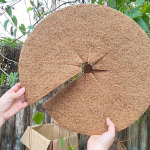 Eco2go Vietnam - Manta Biodegradable Moderna de Fibra de Coco para Control de Malezas, Anillo de Cobertura de Coco Natural para Árboles y Uso Doméstico - Product Image 6