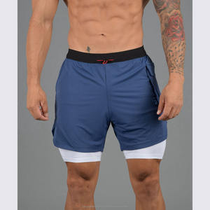 Shorts de sport pour femmes en polyester/coton uni, beige, entraînement, loisirs, 6 couleurs, séchage rapide, gymnase, course à pied, poches - Product Image 6