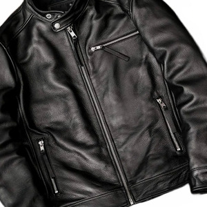 Premium Genuine Leather <b>Motorcycle</b> Jacket for Men Winter Protective Biker Wear - Product Image 2