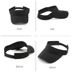 Fabricante de visera deportiva de moda visera de sol ajustable para mujeres y hombres sombreros de diseñador hechos a medida - Product Image 5