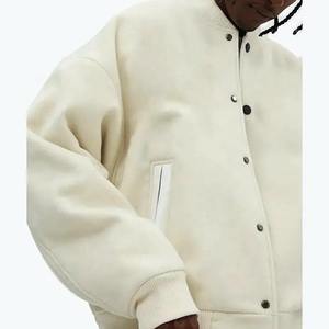 Nouvelle Veste d'extérieur design Letterman en 100% Laine Broderie Polaire Hiver, Veste universitaire personnalisée OEM en Coton pour Hommes - Product Image 6