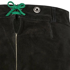 กางเกงหนังบาวาเรียนสั่งตัดสำหรับผู้ชาย ทรง Trachten Lederhosen เอวกลาง สีพื้น แท้ๆ สำหรับเทศกาลอ็อกโทเบอร์เฟสต์ - Product Image 4