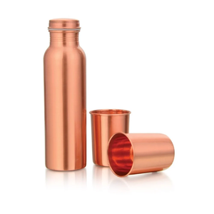 Bouteilles d'eau en cuivre, articles de boisson en cuivre, disponibles en plusieurs styles - Product Image 3