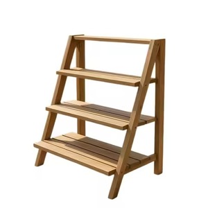 Soporte de madera verde clásico y duradero para plantas de interior con parte superior circular y diseño tradicional. - Product Image 2