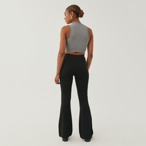 Pantalones de Campana para Mujer al por Mayor, Personalizados, Cintura Elástica, Ligeros, Ropa Casual de Invierno con Patrón Sólido, Venta en Línea - Product Image 3