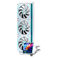 Ordinateur de jeu Jungle Leopard Proflow SE avec écran LCD 4 pouces, thèmes personnalisés, construction de PC DIY, refroidisseur de processeur, ventilateur ARGB 360