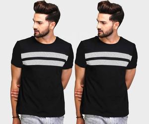 Camiseta de Hombre Premium, Cuello Redondo, Corte Ajustado, 100% Algodón, Tejido de Punto, Impresión Personalizada, Antiencogimiento, Transpirable, MOQ Bajo, OEM - Product Image 4