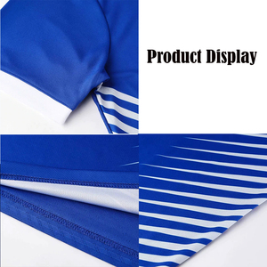Uniforme de football personnalisé imprimé par sublimation, 100% polyester, séchage rapide, antibactérien, respirant, manches courtes, col en V, toutes saisons - Product Image 5