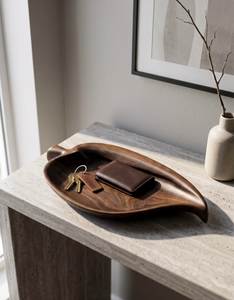 New arrival Square <b>walnut</b> wooden coaster tray plate stackable cup mat tea <b>coffee</b> mug stand Wood Cake Stand Serving Tray Raised - Product Image 5