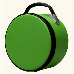 Estuche de Cuero de Alta Calidad para Fez Masónico - Porta Regalia de Lujo - Bolsa de Accesorios para Shriners de Cuero Genuino MFC-0018 - Product Image 3