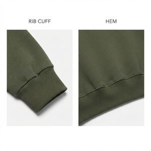Sudadera con Capucha para Hombre de 450 Gsm, Diseño con Bolsillos y Puños Acanalados, Corte Holgado, Hombros Caídos, Estilo Urbano, Precio Económico al por Mayor - Product Image 4