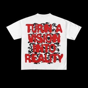 Camisetas de Moda Deportiva con Diseño Personalizado al por Mayor, Camisetas de Cuello Redondo 100% Algodón para Hombre, Corte Holgado - Product Image 2