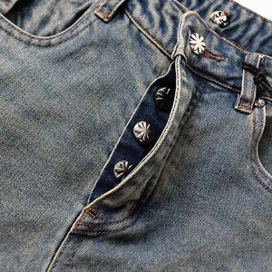 กางเกงยีนส์ LOST SAHDOWS ปักโลโก้ สไตล์ลำลอง คุณภาพสูง ทรงเข้ารูป ขายดีข้ามประเทศ กางเกงเดนิม LOST SHDWS - Product Image 5