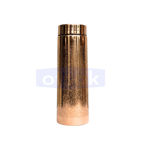 Bouteille d'eau vintage portable de grande capacité, écologique, anti-fuite, gravée sur mesure, texture cuivre, pour la maison - Product Image 3