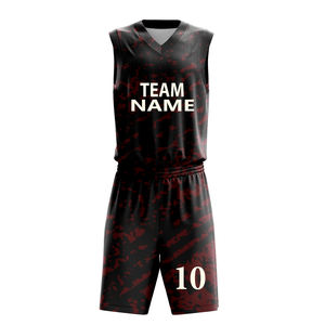 ชุดยูนิฟอร์มบาสเก็ตบอล ออกแบบเสื้อบาสเก็ตบอล เสื้อเจอร์ซีย์แบบกำหนดเอง - Product Image 1