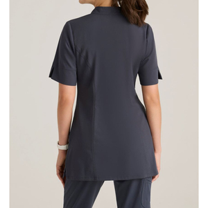 Women's Customizable <b>Tunic</b> Breathable Eco-Friendly Nurse Scrubs Uniforms Embroidered Spa Beauty Salon <b>Work</b> Hospital stretchy - Product Image 6