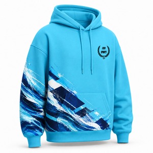 เสื้อฮู้ดดี้โอเวอร์ไซส์สำหรับผู้ชาย เสื้อผ้าสตรีทแวร์ระดับมืออาชีพ เสื้อฮู้ดดี้โอเวอร์ไซส์สำหรับผู้ชาย ผลิตจากผ้าฝ้ายคุณภาพสูง สวมใส่สบาย - Product Image 3