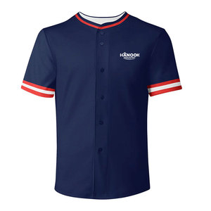 Camiseta de béisbol para hombre de alta calidad con logo impreso para clubes y camiseta de béisbol para hombre con logo personalizado - Product Image 1