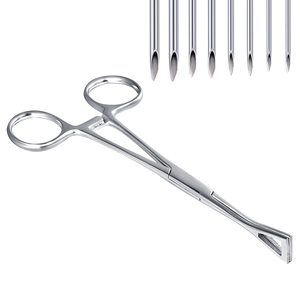 Crea tus propias pinzas de perforación de nariz, oreja y labio, modernas, personalizadas, de alta calidad, antideslizantes, con punta de precisión y resistentes al óxido. - Product Image 1