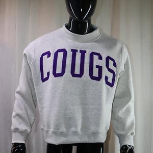 Sudadera COUGS con cuello simulado, 450 GSM, bordado con nombre personalizado, corte holgado, 100% algodón, felpa francesa. - Product Image 2