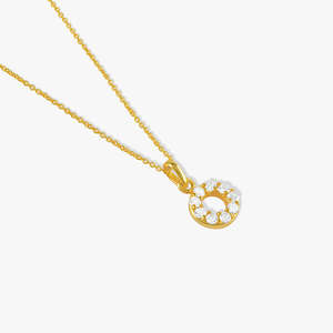 Women's <b>Solid</b> 925 Sterling Silver Ethnic Necklace Fine Jewelry Natural White Topaz Moissanite Faceted Cut Gemstones Fine <b>Pendant</b> - Product Image 5