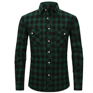 Camisa de Franela Transpirable para Hombre, Tejida y Bordada, para Deportes al Aire Libre, Hecha en Pakistán, Venta al Por Mayor - Product Image 2