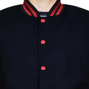 Stonefield Varsity <b>Jackets</b> Wool Stand Collar Patchwork Design Hooded Long Sleeves Winter Wear <b>Smart</b> Stylish Men's <b>Jacket</b> - Product Image 2