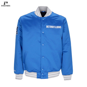 Custom Satin Varsity <b>Jacket</b> with Personalized Team Logo Embroidery Premium <b>Baseball</b> <b>Bomber</b> <b>Jacket</b> for Clubs and Schools - Product Image 1