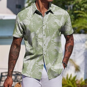 Service OEM d'impression par sublimation, chemises d'été pour hommes en gros, chemises d'été légères pour hommes - Product Image 3