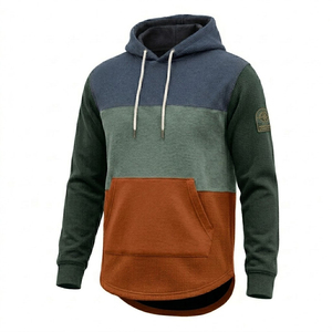 Sweat à capuche long en molleton de haute qualité, coupe oversize, vêtements personnalisés, production OEM/ODM en gros - Product Image 1