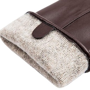 Soft Lined Leather <b>Gloves</b> Custom Logo Printed Hot Selling In-Stock Premium Design Genuine Leather <b>Gloves</b> - Product Image 4