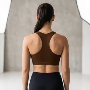 Seamless Women Activewear Sports <b>Bra</b> <b>Stretch</b> Fit Racerback Gym Training Yoga Exercise Crop Top <b>Bra</b> - Product Image 2