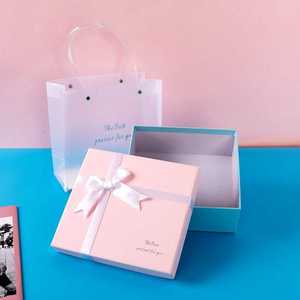 Nueva Caja de Regalo de Cartón Kraft de Gran Tamaño Personalizada, Caja Rectangular con Lazo Hecho a Mano, Caja de Color con Tapa, Alta Calidad - Product Image 6