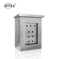 Boîte de jonction électrique en acier inoxydable CHNSMILE, personnalisée, étanche IP54, résistante aux chocs et à la poussière, conforme à la norme ISO9001