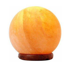 Himalayan Salt <b>Lamp</b> Round Polished Natural Craft Home Decoration Feng Shui Light - Product Image 6